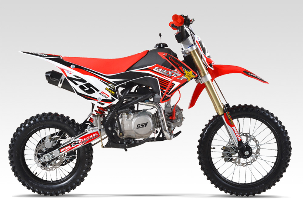 Pit Bike GUNSHOT 140-FX 17/14 - Dirt Bike 140cc - Moteur YX 140 - Rouge