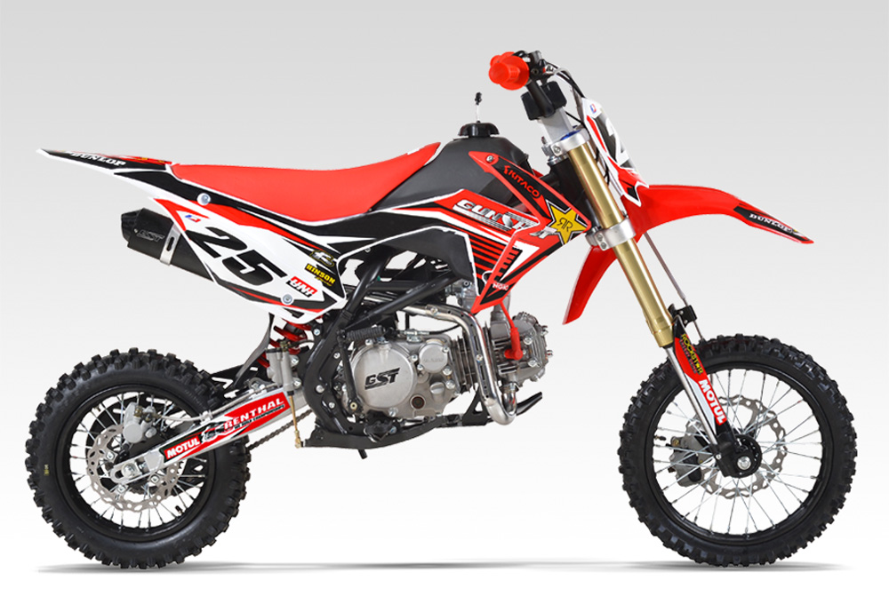 Pit Bike GUNSHOT 150-FX 12/14 - Dirt Bike 150cc - Moteur YX 149 - Rouge