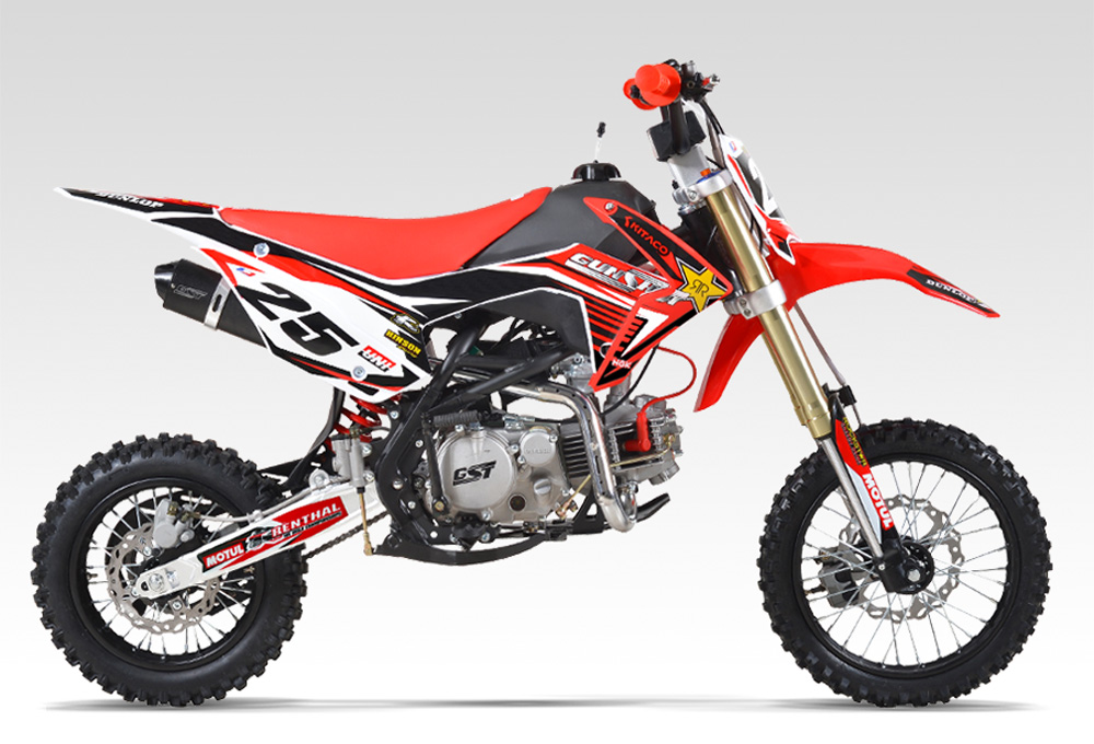 Pit Bike GUNSHOT 150 PRO-F 12/14 - Dirt Bike 150cc - Moteur YX 150 - Rouge Pit Bike GUNSHOT 150 PRO-F 12/14 - Dirt Bike 150cc - Moteur YX 150 - Rouge