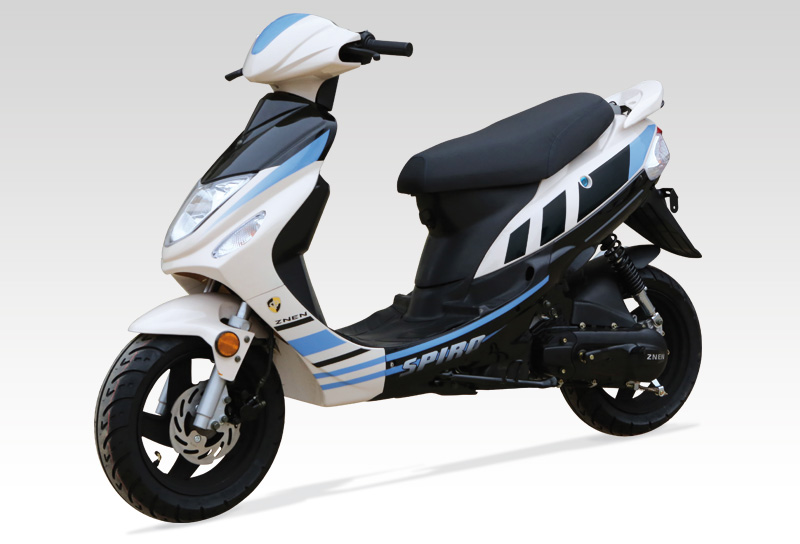 Scooter 50 2 Temps - ZNEN - SPIRO 50 PLUS - Rouge
