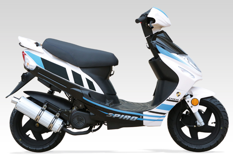 Scooter 50 2 Temps - ZNEN - SPIRO 50 PLUS - Profil Rouge